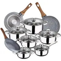 San Ignacio Conjunto De Panelas E Frigideiras Cassel 18/22/26 Cm Pk3850 12 Peças