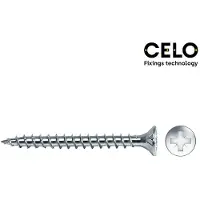 Celo Parafuso Para Aglomerado De Cabeça Escareada Din Vloxp Pz 3.5x45 Mm 500 Unidades