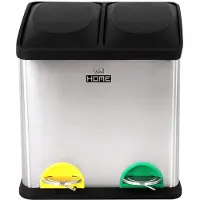 Wellhome Caixote Do Lixo Para Reciclagem 16l 2 Unidades
