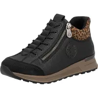 Rieker Botim com fivela castanho / brocado / preto