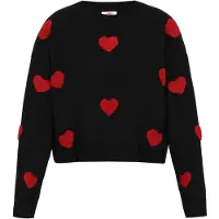 Mymo Pullover vermelho / preto