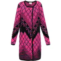 IZIA Casaco de malha rosa / preto