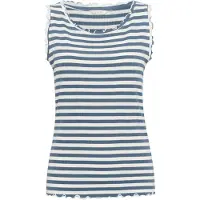 Cream Top 'CRRibba' azul céu / offwhite