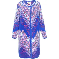 IZIA Casaco de malha azul / vermelho / offwhite