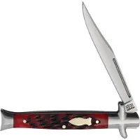 Rough Ryder Reserve Bowtie Fishtail RRR052, D2, Red Jigged Bone, canivete slipjoint