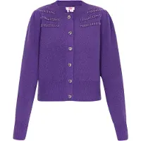 Mymo Casaco de malha roxo