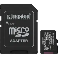 Kingston Canvas Select Plus Gen 3 Cartão de memória microSDXC com adaptador SD | 256 GB