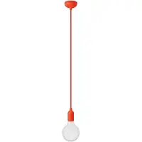 Creative Cables Candeeiro De Teto Colorido Com Cabo Têxtil Com A Bulb Silicone