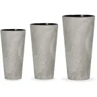 Wellhome Vaso De Flores Tubus Slim Pk2953 Set S 3 Unidades