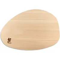Kai Shun Hinoki Oval Cutting Board Size M, tábua de cortar madeira Hinoki, 32 cm x 22 cm
