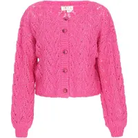 IZIA Casaco de malha rosa néon