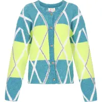 IZIA Casaco de malha jade / verde claro