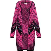 IZIA Casaco de malha rosa / preto