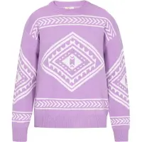 IZIA Pullover lavanda / branco