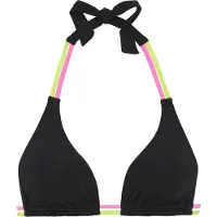 Buffalo Top de biquíni amarelo néon / rosa néon / preto