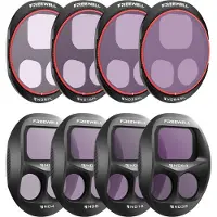 FreeWell Filtro De Câmera Para Drone Dji Mavic 4 Pro Para O Dia Todo 8 Unidades