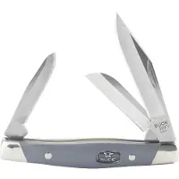 Buck Cadet 0303GYS2 Satin 420HC, Gray Synthetic Nickel Silver, navalha