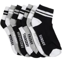 We fashion Meias cinzento / preto / branco