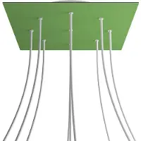 Creative Cables Kroq409ef116 Xxl Rose-one Square Prado Verde Kit De Rosas