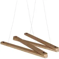Creative Cables Suporte De Teto Ajustável Em Zigue-zague De Madeira Para Luminárias Suspensas