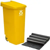 Wellhome Caixote Do Lixo Para Reciclagem 110l
