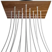 Creative Cables Krovnq4015f110 Xxl Kit De Rosa De Madeira Quadrada Rose-one