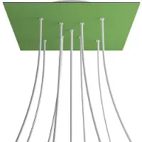 Creative Cables Kroq409xf116 Xxl Rose-one Square Kit De Rosas Prado Verde