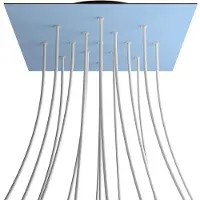 Creative Cables Krovnq4015f114 Xxl Rose-one Square Kit De Rosas Azul Claro