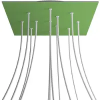 Creative Cables Kroq4012f116 Xxl Rose-one Square Prado Verde Kit De Rosas
