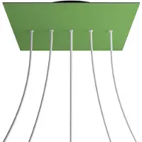 Creative Cables Krovnq405lf116 Xxl Rose-one Square Kit De Rosas Prado Verde