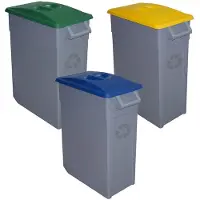 Denox Caixote Do Lixo Para Reciclagem Zeus Pack Closed 65l 3 Unidades