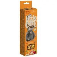 Mealberry Littleone Sticks Fruta Frutos Secos Hamster Rato Gerbils Lanche Para Roedores 120g 8 Unidades