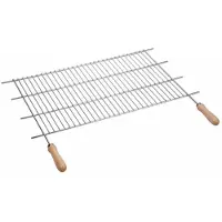 Sauvic Churrasqueira Com Pegas De Madeira 100x50 Cm