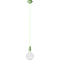 Creative Cables Candeeiro De Teto Colorido Com Cabo Têxtil Com A Bulb Silicone