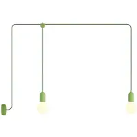 Creative Cables Candeeiro De Exterior F-snake Eiva Ip65 Com 2 Luzes E Roseta Com A Bulb
