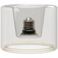 Creative Cables Lâmpada Led 2200k Ghost Line Recessed Donut Transparent 120x90 Mm 6w