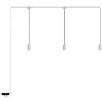 Creative Cables Candeeiro De Exterior E-snake Eiva Ip65 Com 3 Luzes E Roseta