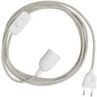 Creative Cables Suporte De Lâmpada E14 Snakebis Com Fio 3 M