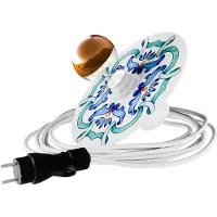 Creative Cables Candeeiro Portátil De Ecrã Plano Mini Snake Eiva Ellepì Maioliche Com A Bulb