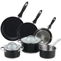 San Ignacio Conjunto De Panelas 16/20/24 Mais Conjunto De Frigideiras 16/20/24 Cm 5 Peças