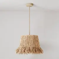 Creative Cables Luminária Pendente Without Bulb Honolulu With Raffia Shade