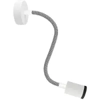 Creative Cables Foco Mini Flex 30 Gu1d0 Flex 30 Candeeiro De Parede E Tetolâmpada: Com Lâmpadaacabamento: Branco Mate