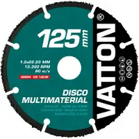 Vatton Disco De Corte Multimaterial 125 Mm