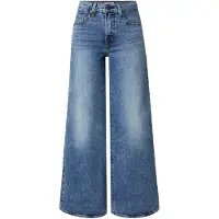 Levi's para mulher. 0039B-0002 Calças de ganga 728 perna larga azul (29/30), Casual, Algodão, Denim