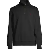 Levi's Sweatshirt 'Original Housemark Quarter-Zip Pullover' vermelho / preto / branco