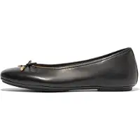 FitFlop para mulher. HX8-001 Bailarinas de laço em pele Delicato preta (36), Preto, Plano, Nenhum, Casual, Sapatos de Festa, Clássico