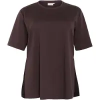 KAFFE CURVE Camisa 'Jenna' castanho escuro