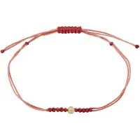 Pilgrim Pulseira ' Birthstones ' vermelho / branco pérola