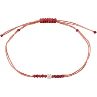 Pilgrim Pulseira ' Birthstones ' vermelho