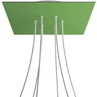 Creative Cables Kroq406f116 Xxl Rose-one Square Kit De Rosas Prado Verde